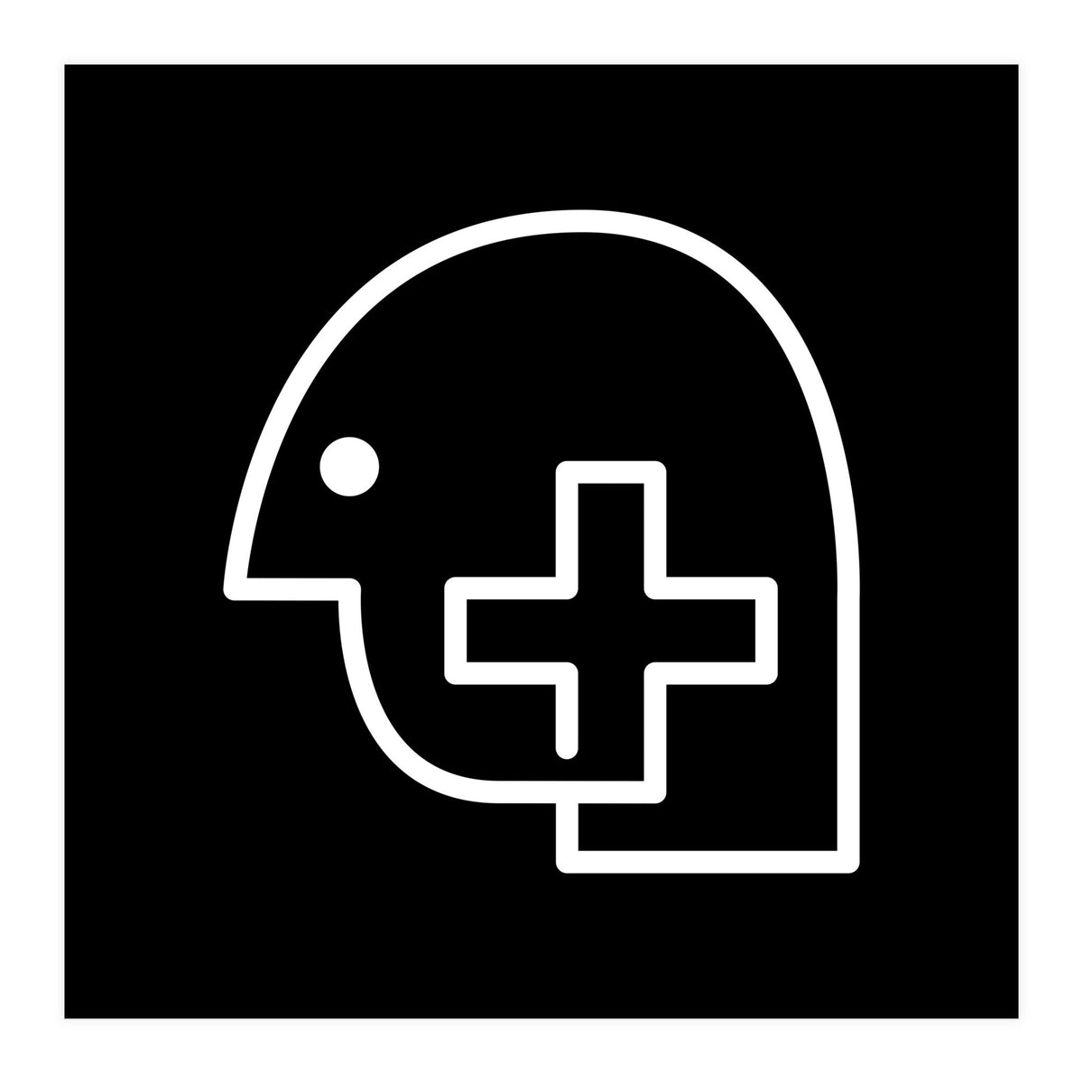 Head Plus_Black (Print Only)