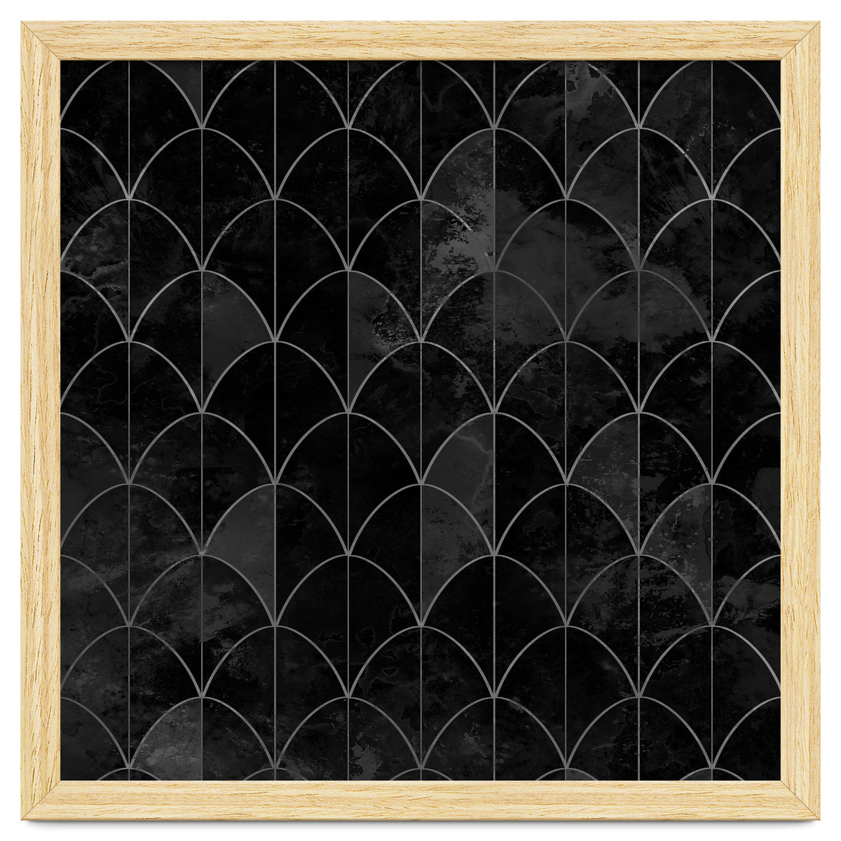 Mermaid scales. Black and white