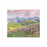 Sunset in the mountains (Print Only) thumbnail