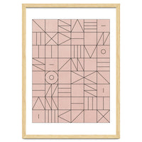 My Favorite Geometric Patterns No.2 - Pale Pink
