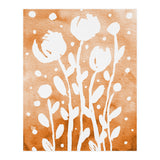 Abstract Flowers Orange (Print Only) thumbnail
