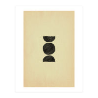 Abstract mid-century modern shapes (Print Only)