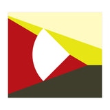 Geometric Shapes No. 13 - red, brown & yellow (Print Only) thumbnail
