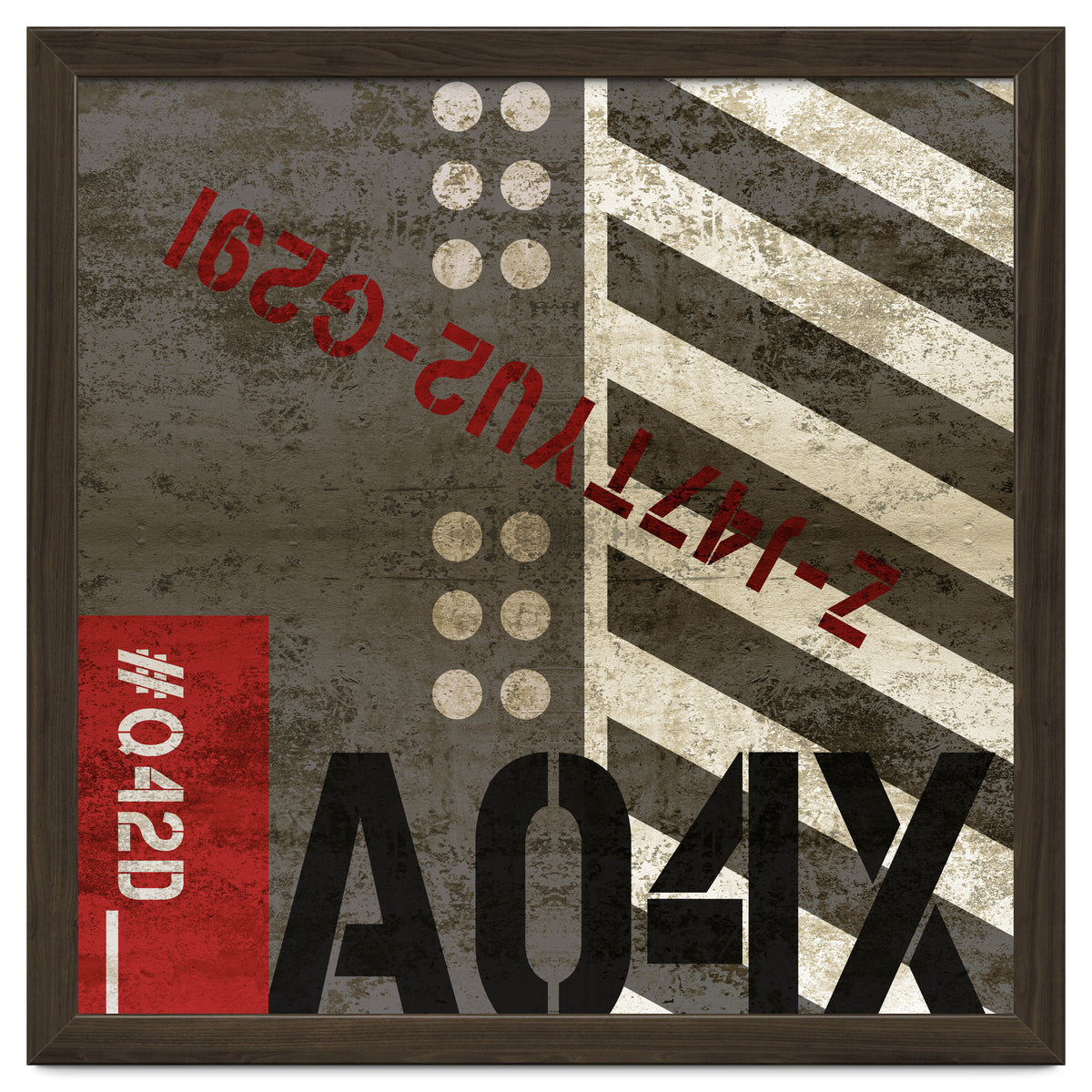 Abstract Industrial Grey Stripes