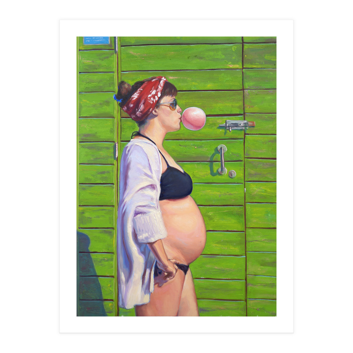 Pau At The Beach (Print Only)