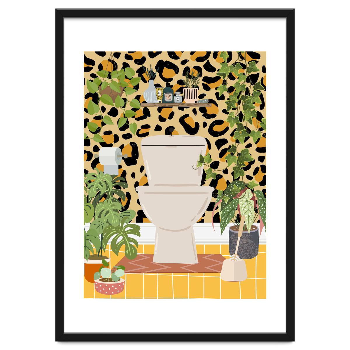 Loo in Cheetah Bathroom