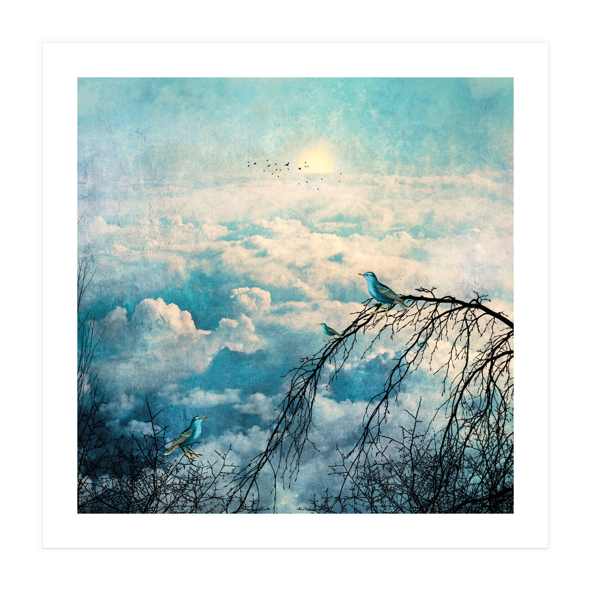 HEAVENLY BIRDS III-B4 (Print Only)