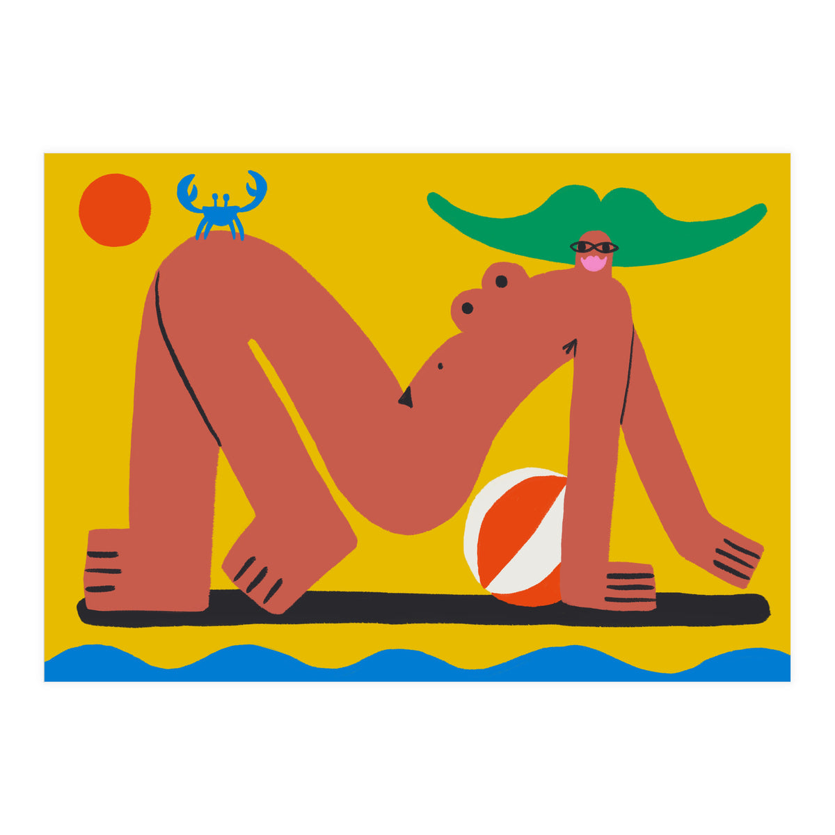 Crabwalk Home To Cuddle Cancer (Print Only)