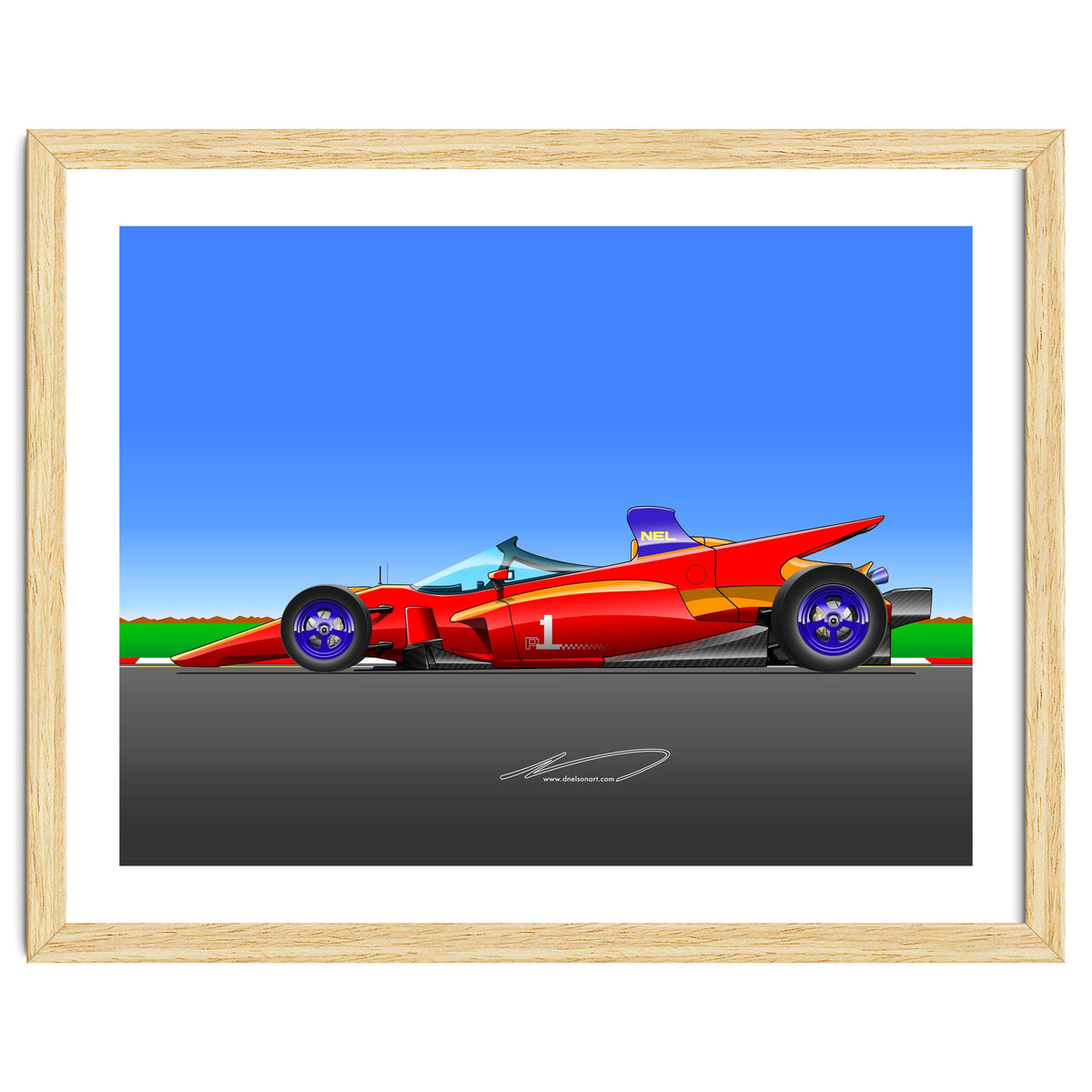 Pole Position Racecar Homage