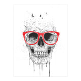 Skull With Red Glasses (Print Only) thumbnail