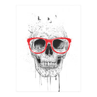 Skull With Red Glasses (Print Only)