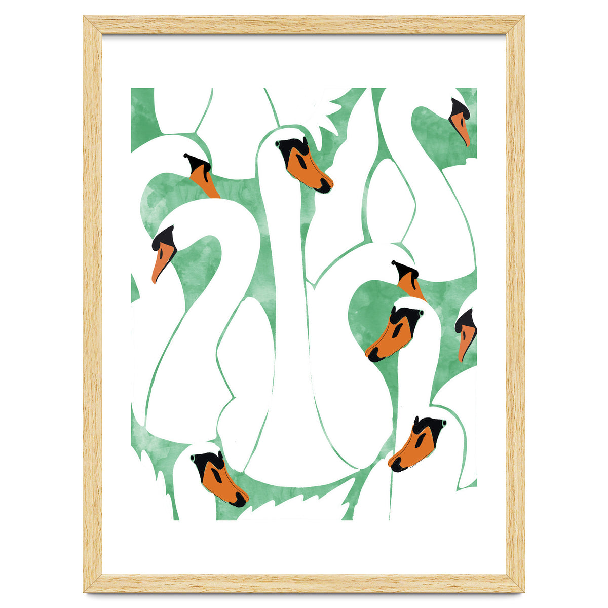 White Calm Was Born Into A Swan