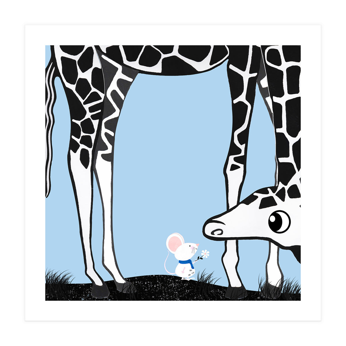 Magnani-mouse meets a friend (Print Only)