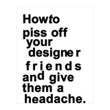 The Headache White (Print Only) thumbnail