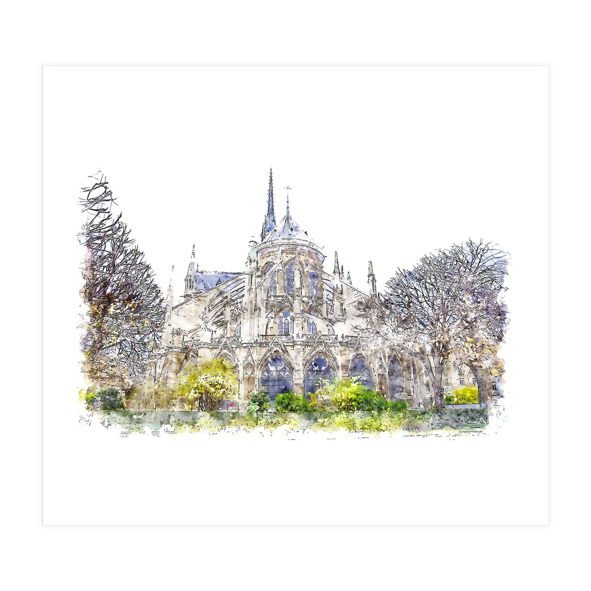 Notre-Dame de Paris (Print Only)