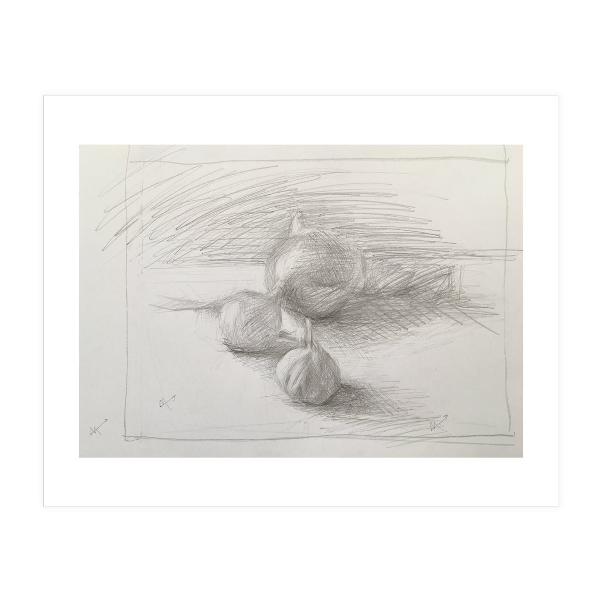 Still Life with Three Veg (Print Only)