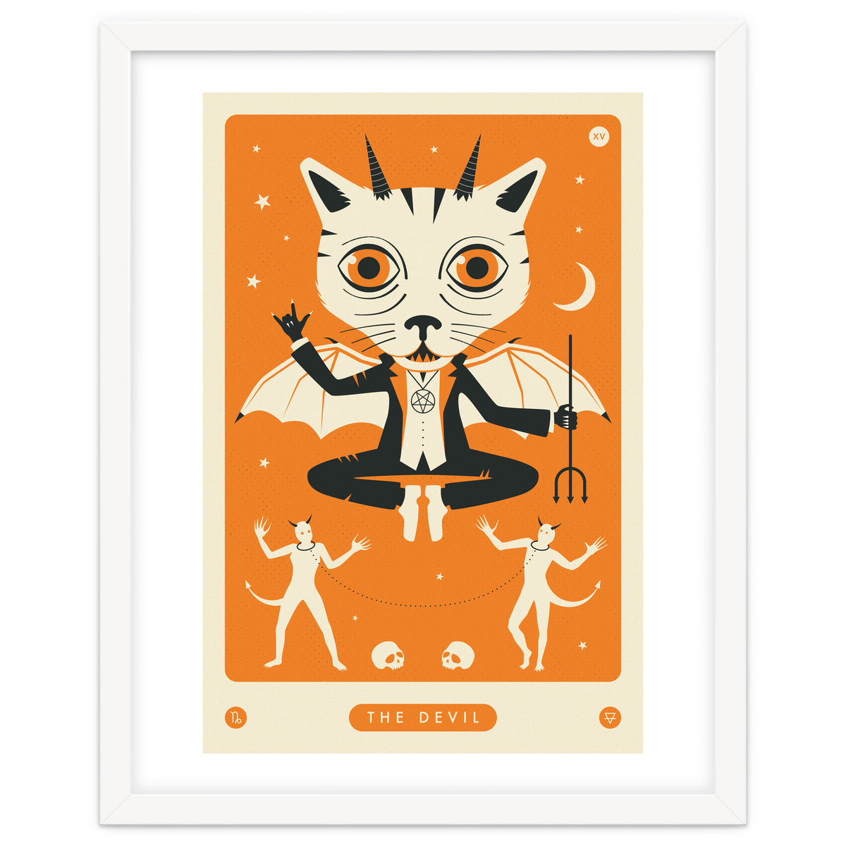 TAROT CARD CAT: THE DEVIL