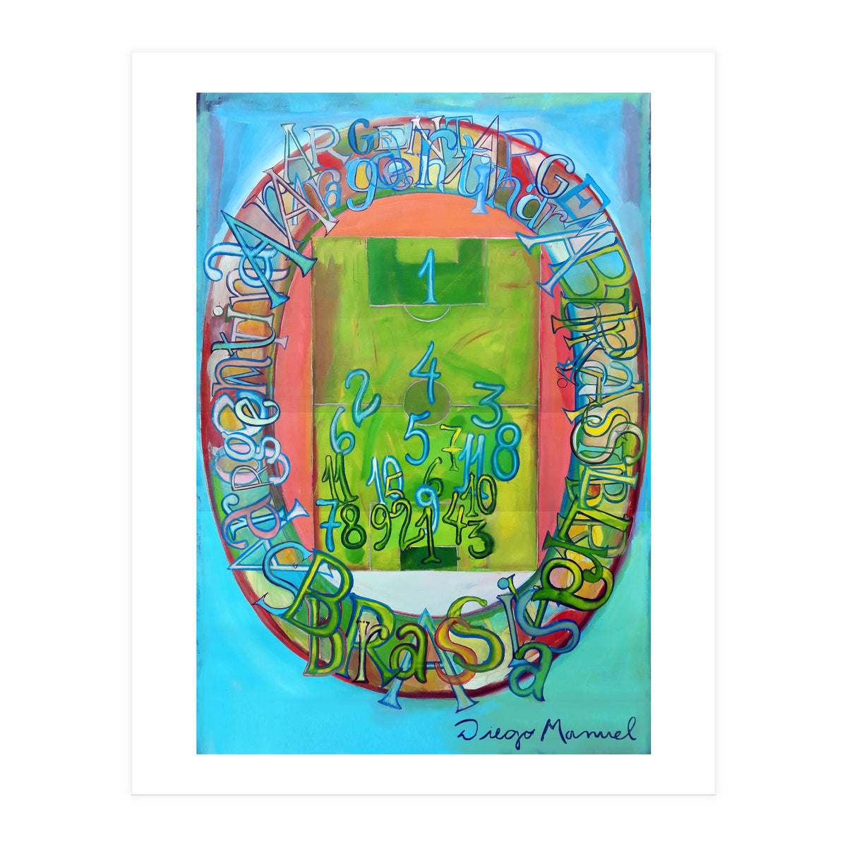 Brasil Argentina 2 (Print Only)