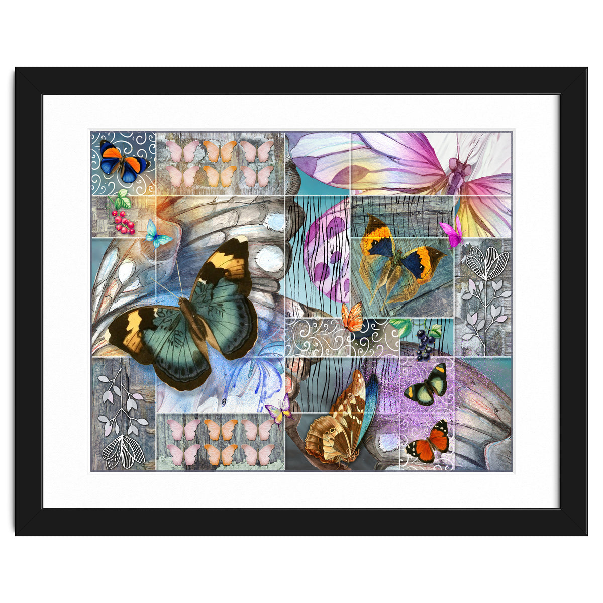 Butterfly Wings Collage