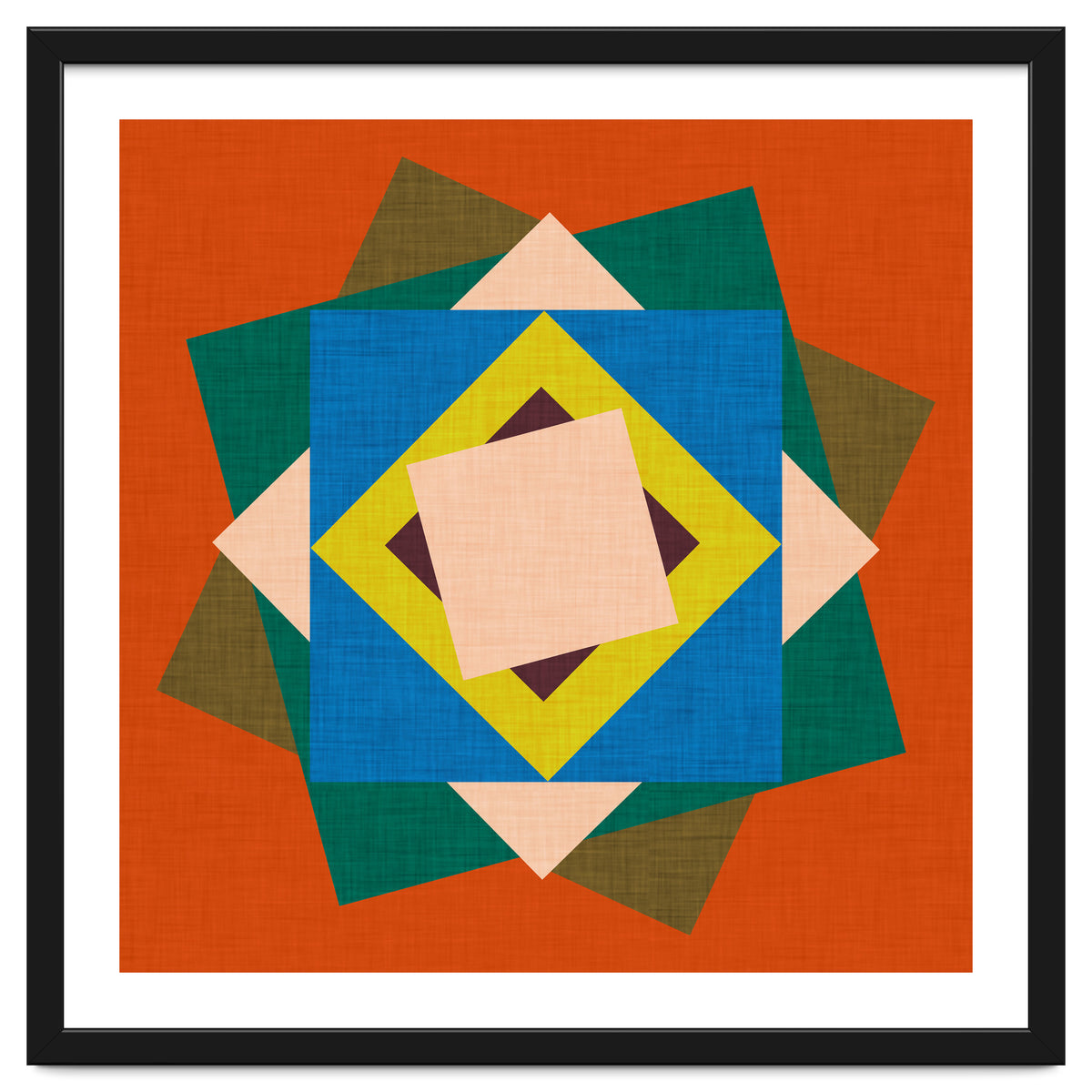 Kilim Floral Orange