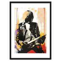 Johnny Ramone pop art poster