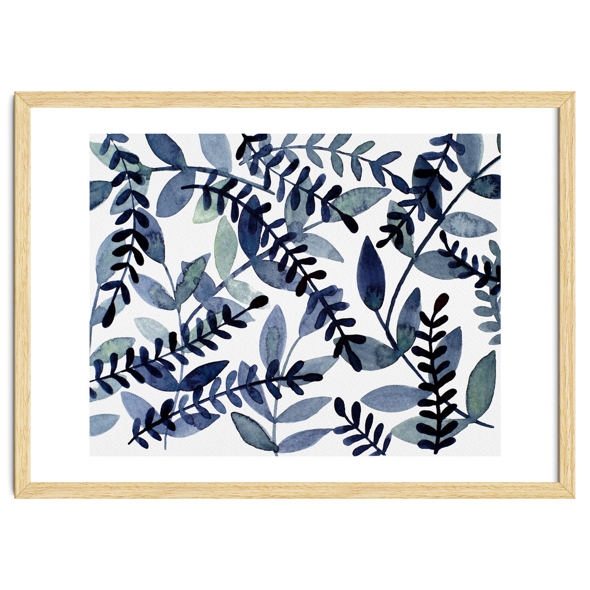 Simple indigo branches