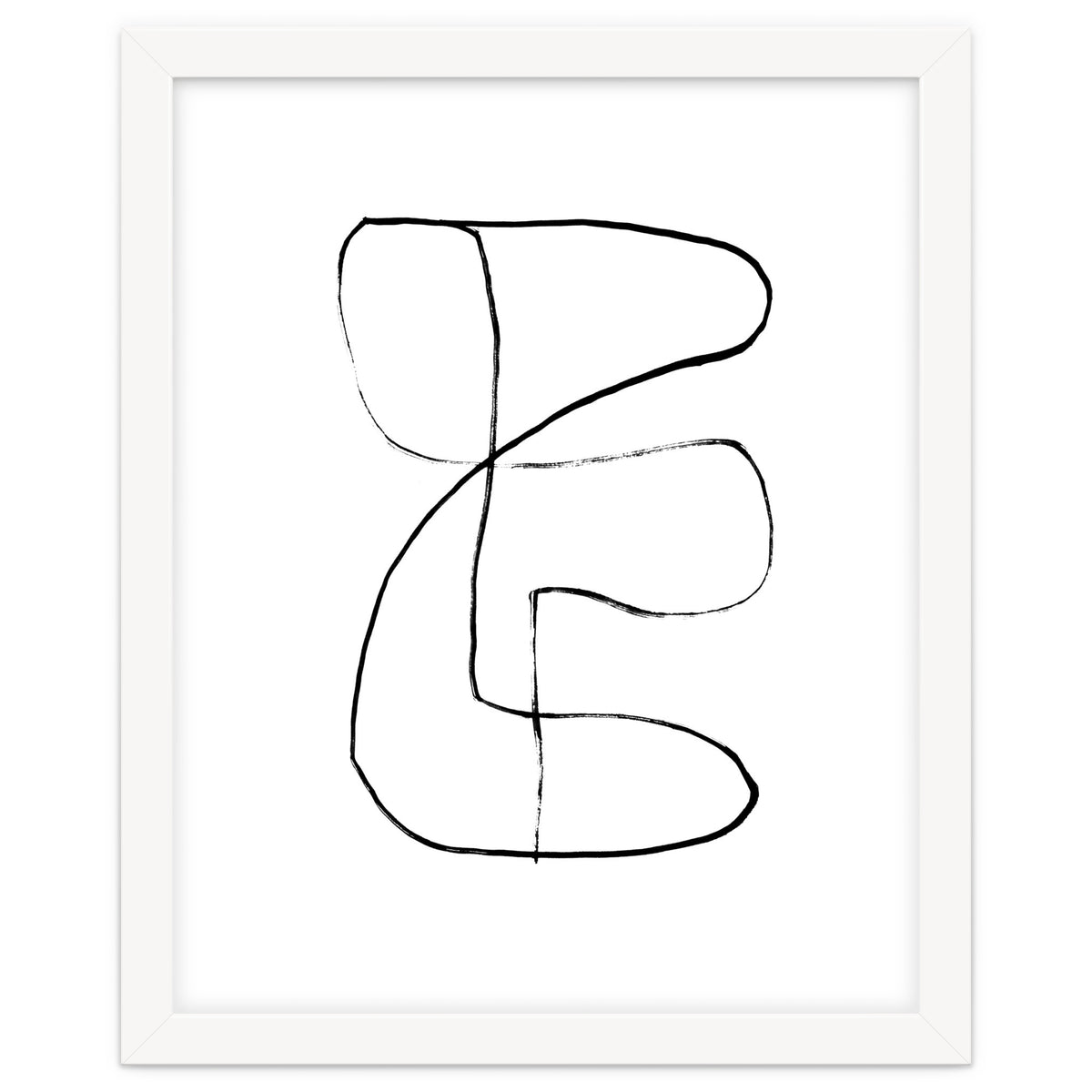 Mid-Century Line Art Print #1