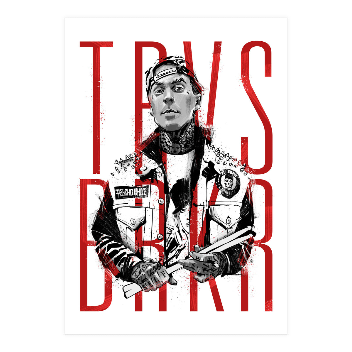 Travis Barker (Print Only)