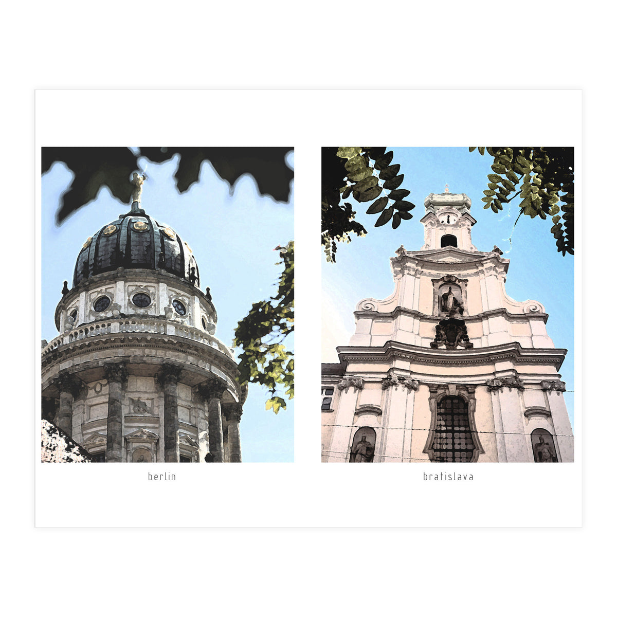 Architectural framing in paints  (Print Only)