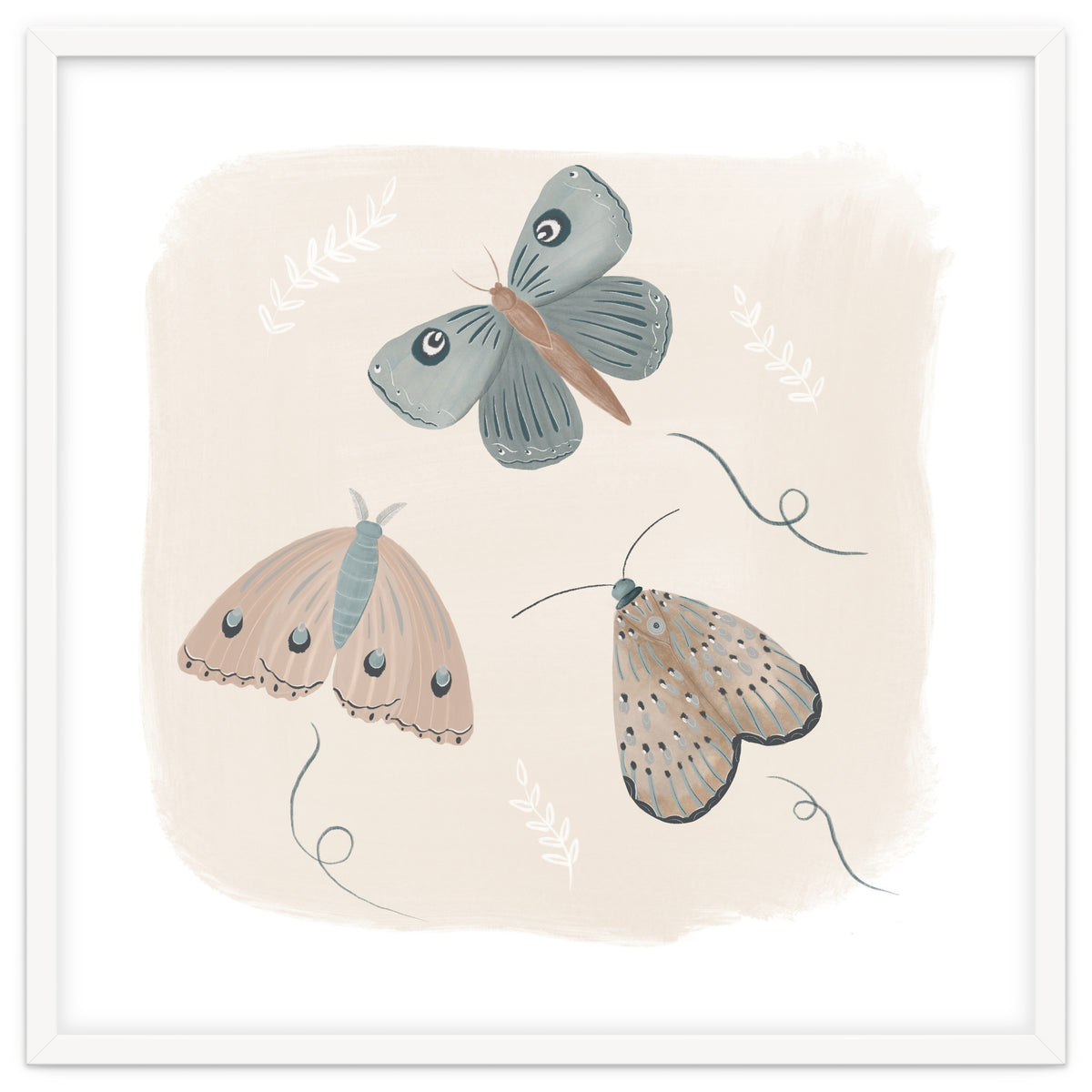 Moths in the moonlight