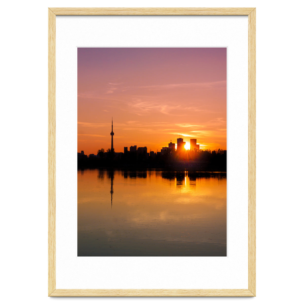 Leslie Street Spit Toronto Canada Sunset
