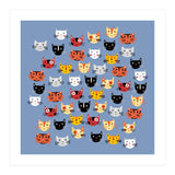 Multiple Cats (Print Only) thumbnail