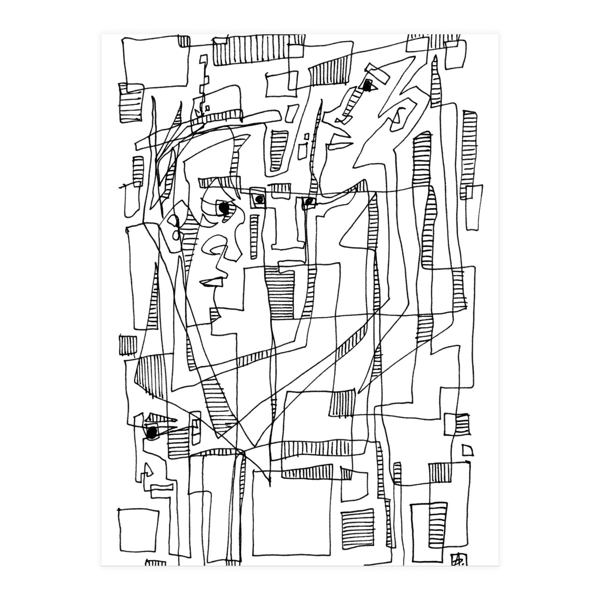 Conversation - b&w (Print Only)