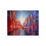 Stadt Am Fluss  - city on the riverside (Print Only) thumbnail
