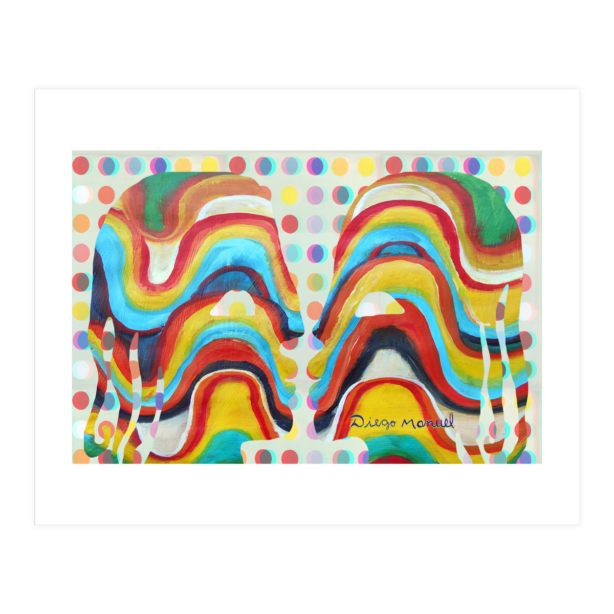 Abstracto Pop Nuevo B6 (Print Only)
