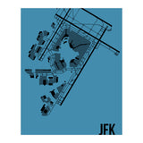 New York JFK Airport Layout (Print Only) thumbnail