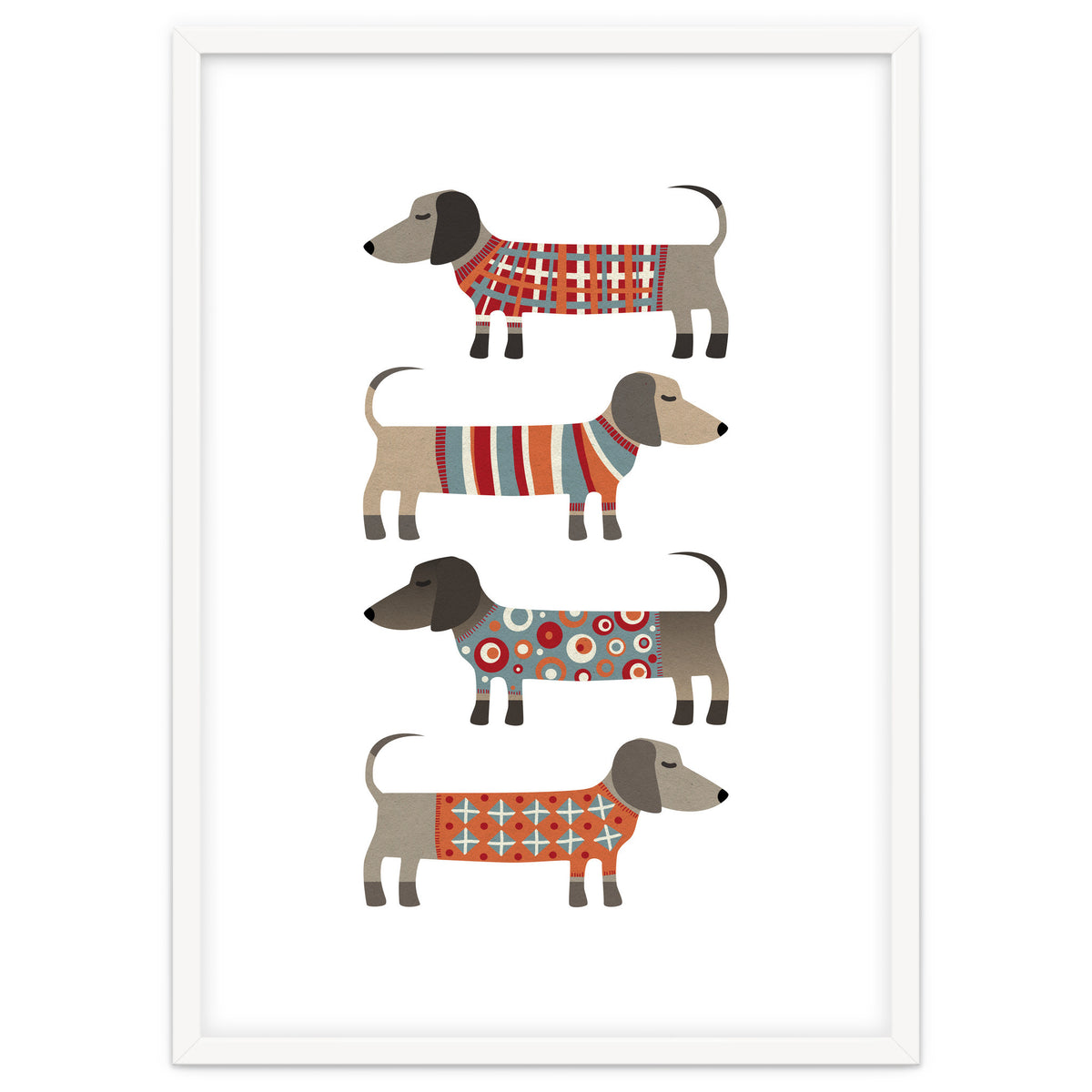 Sausage Dogs In Sweaters
