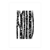 Woodcut Birches (Print Only) thumbnail