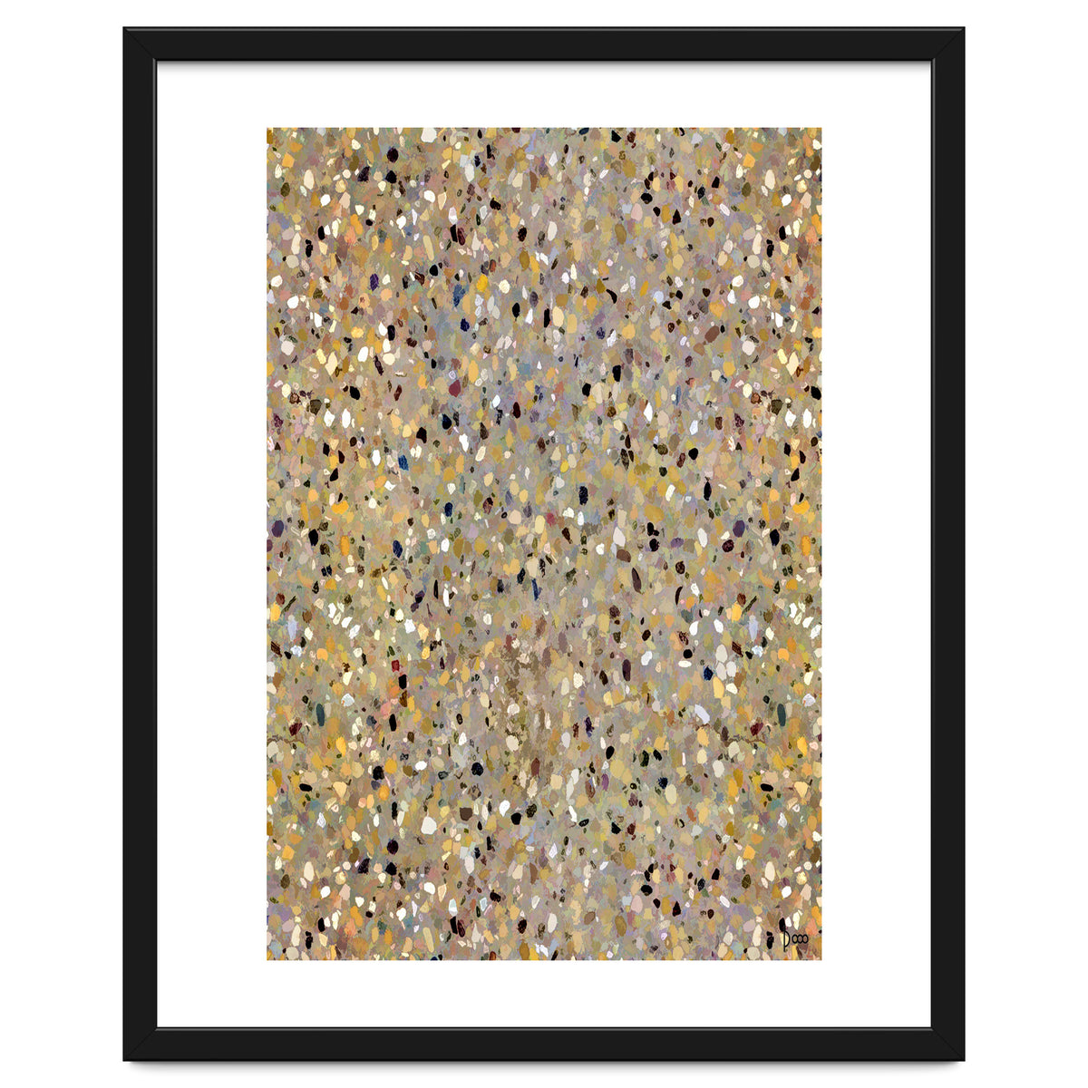 Golden Brown Terrazzo