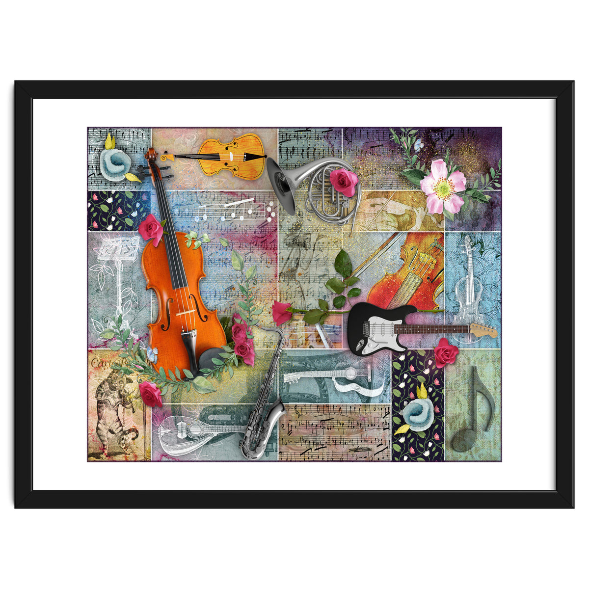 Musical Garden Collage