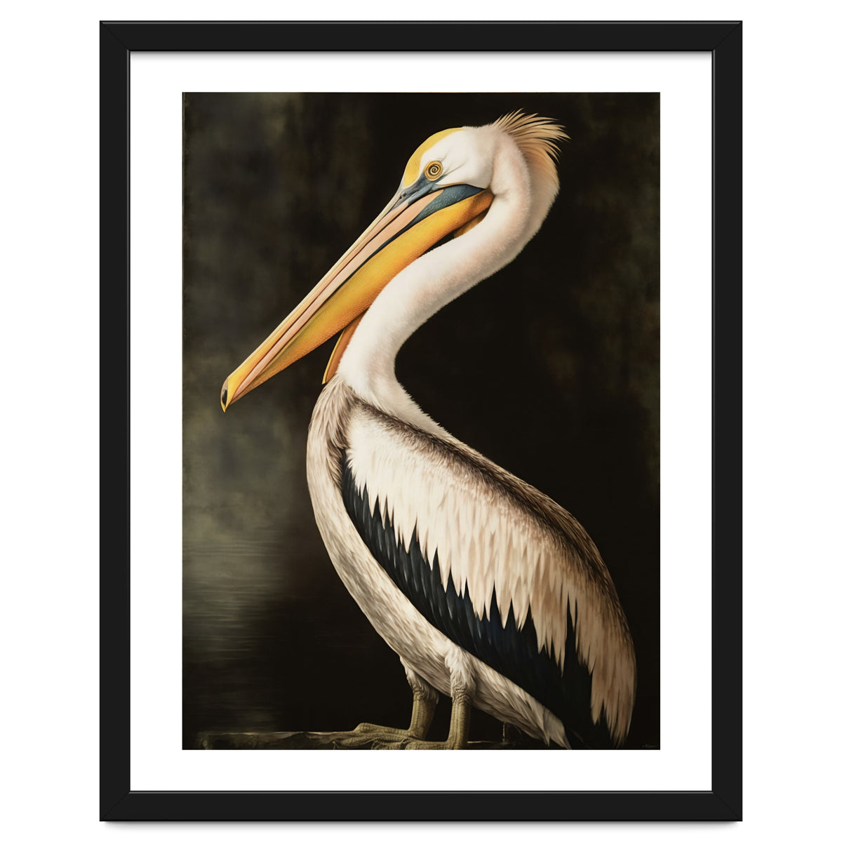 Pelican Oil Painting