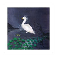 Twilight egret (Print Only)