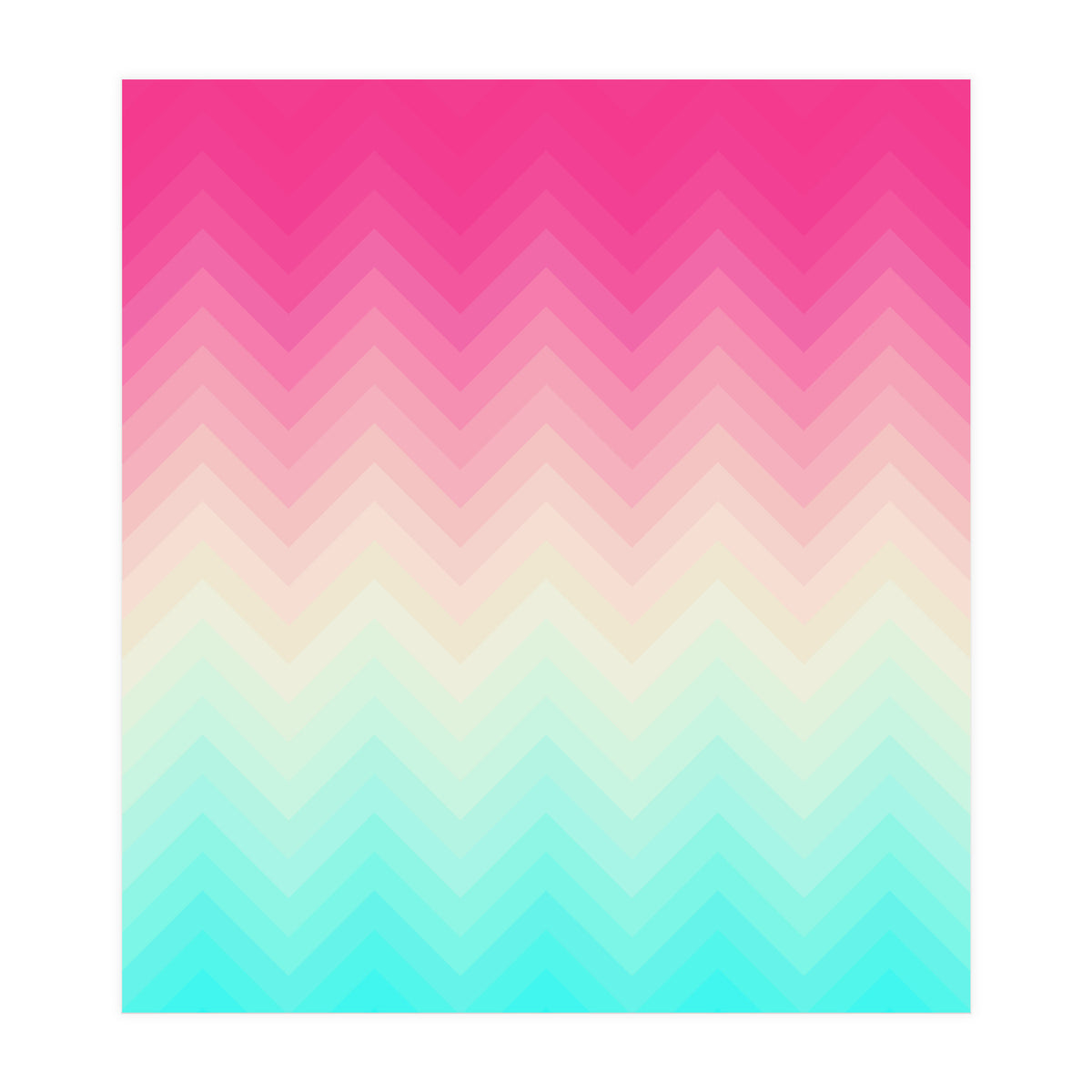 Chevron pink and blue (Print Only)
