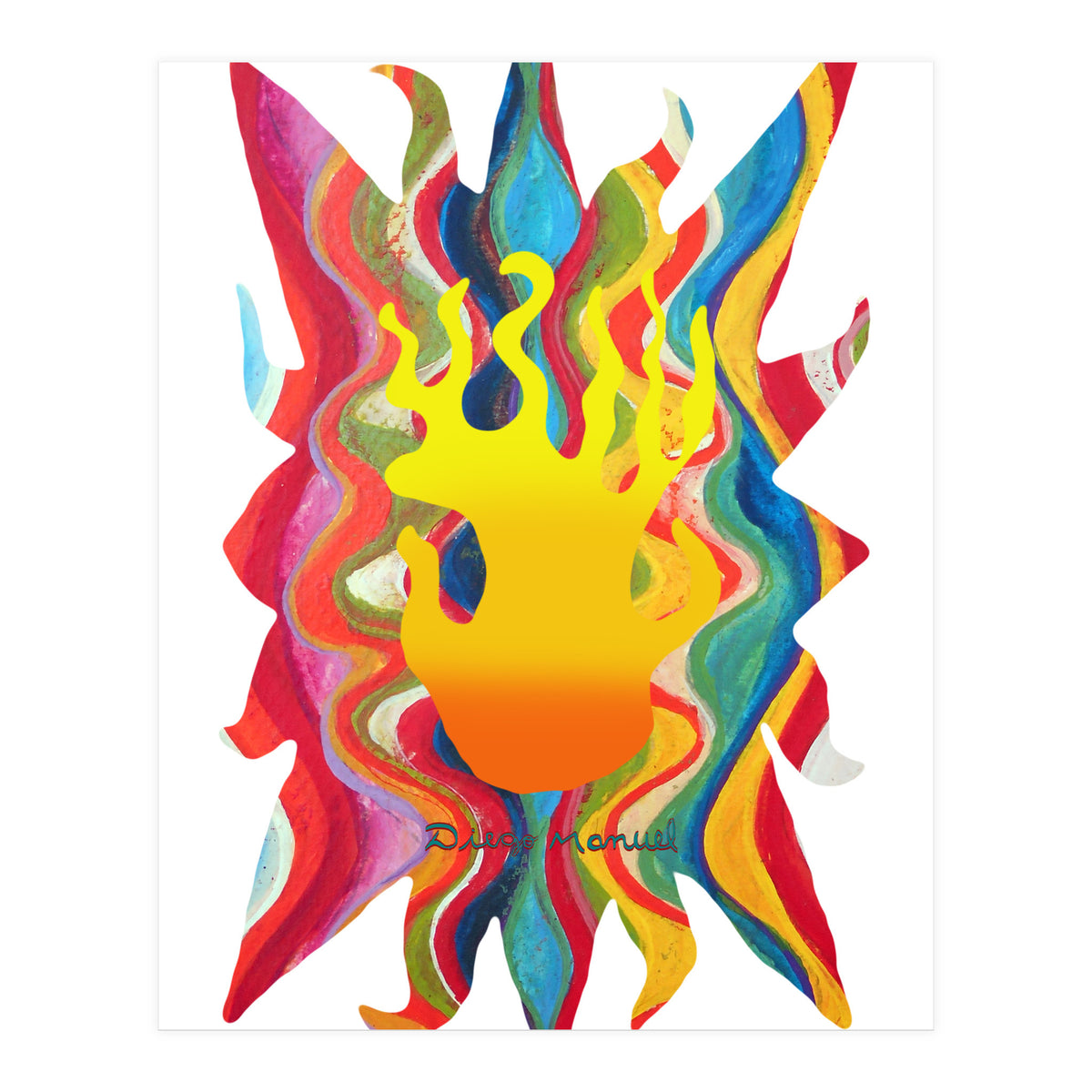 Fuego 9 Copia (Print Only)