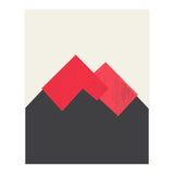 Pastel Mountains II Volcano (Print Only) thumbnail