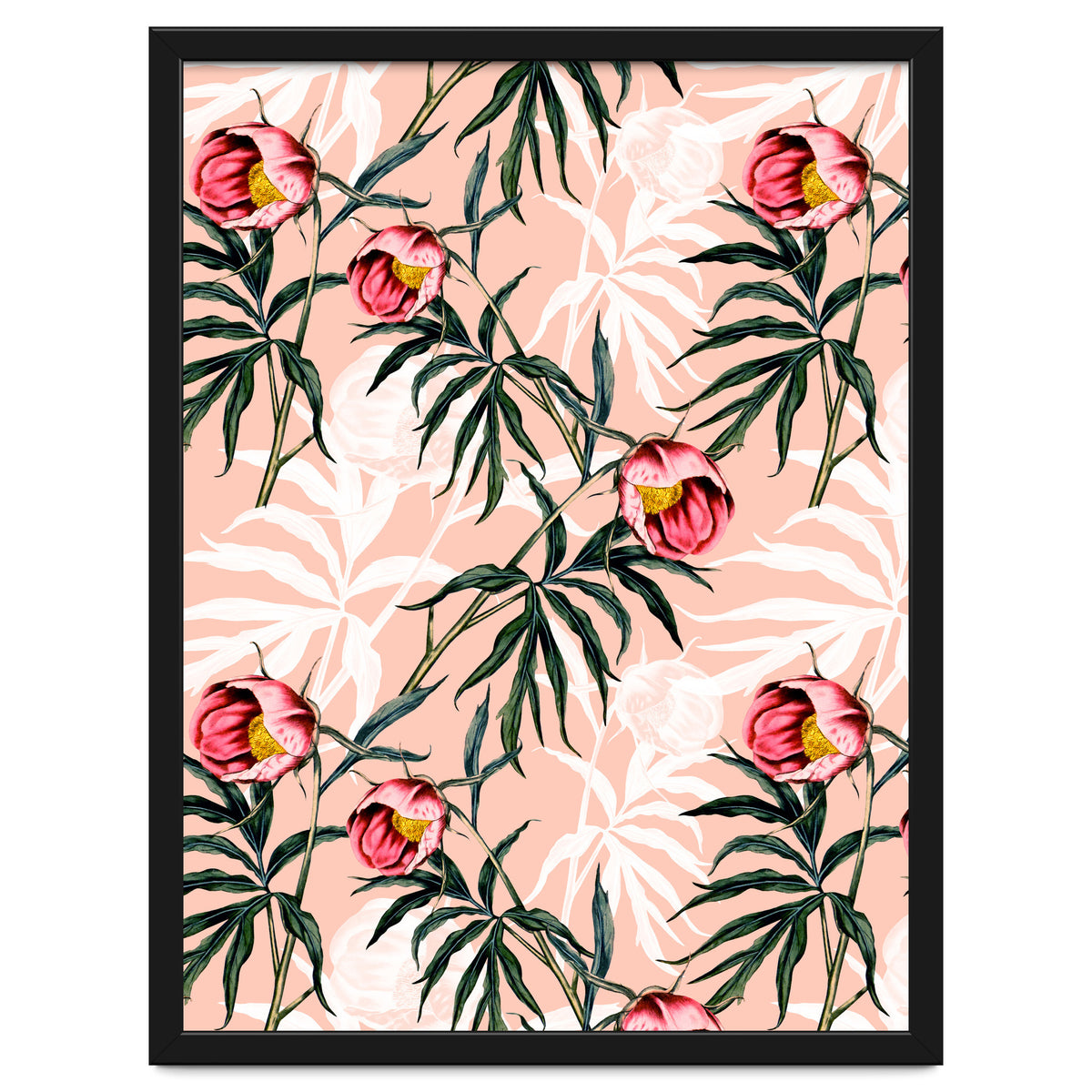 Flowery blooming pink