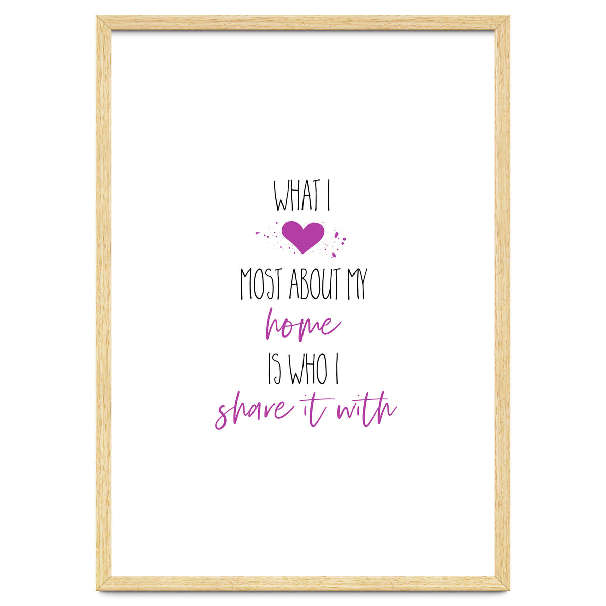 What I love most about my home