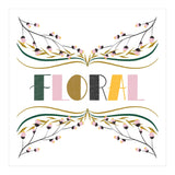 Art Deco Floral  (Print Only) thumbnail