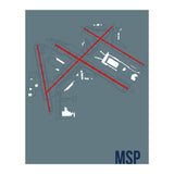 Minneapolis Airport Layout (Print Only) thumbnail