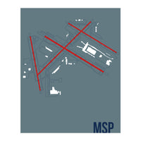 Minneapolis Airport Layout (Print Only)